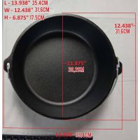 Ceaun din fonta cu capac - cuptor olandez Lodge 30,2 cm 7,6 litri L-12DCO3 - 9