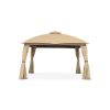 Gazebo VEGA L.295 l.295 H.270 negru/gri - 1