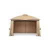 Gazebo VEGA L.295 l.295 H.270 negru/gri - 2