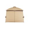 Gazebo VEGA L.295 l.295 H.270 negru/gri - 8
