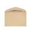 Gazebo VEGA L.295 l.295 H.270 negru/gri - 9