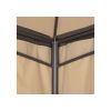 Gazebo VEGA L.295 l.295 H.270 negru/gri - 13