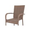 Scaun suprapozabil AMAYA L.56.5 l.63 H.95 maro - 6