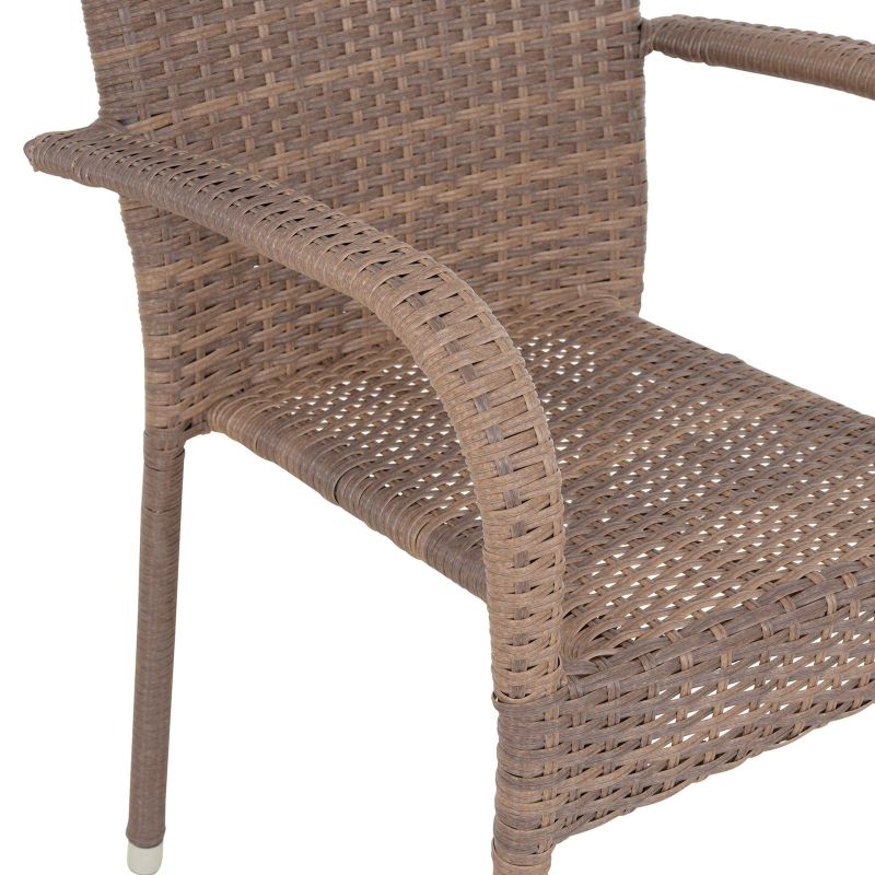 Scaun suprapozabil AMAYA L.56.5 l.63 H.95 maro - 7