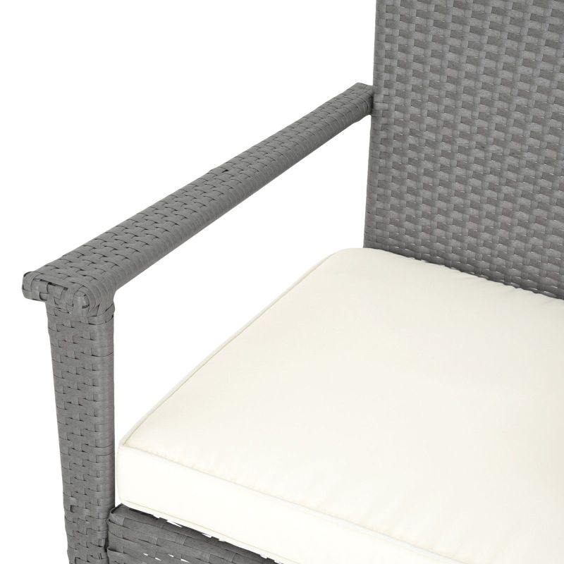 Fotoliu KAMPEM L.65 l.85 H.90 gri/bej - 6