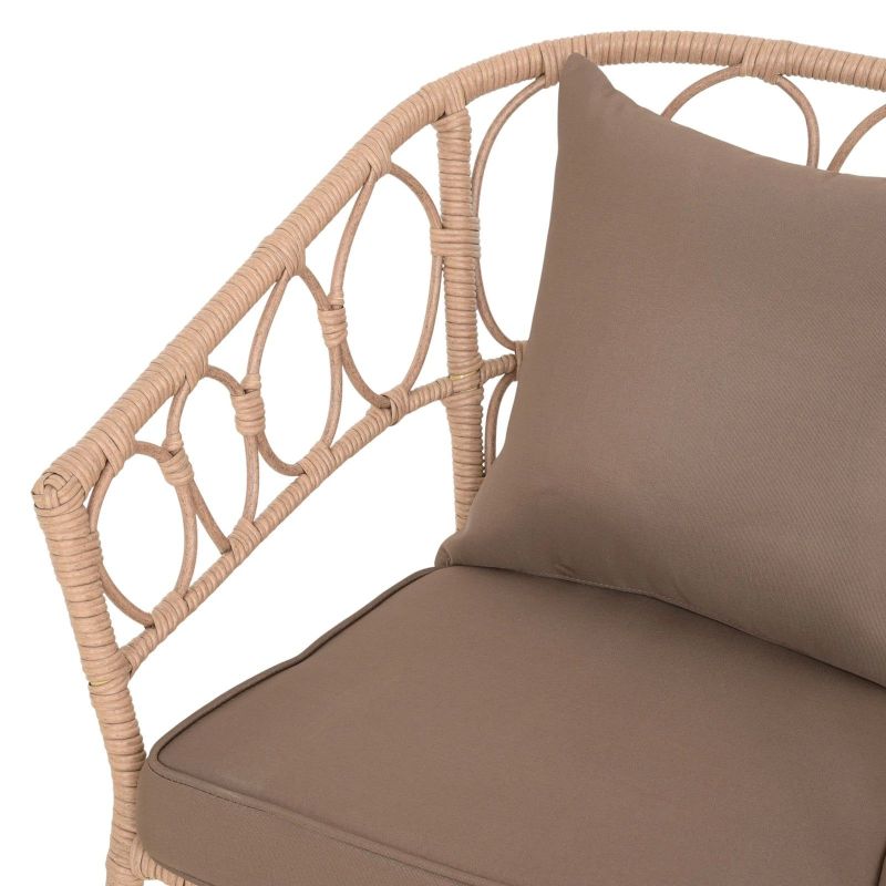 Scaun suprapozabil RIO L.68 l.65 H.84 natur/maro - 7