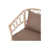 Scaun suprapozabil RIO L.68 l.65 H.84 natur/maro - 7