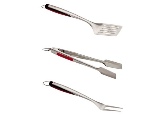 Set 3 ustensile din inox pentru gratar Premium Char-Broil 140767 - 1 Set 3 ustensile din inox pentru gratar Premium Char-Broil 140767 - 1