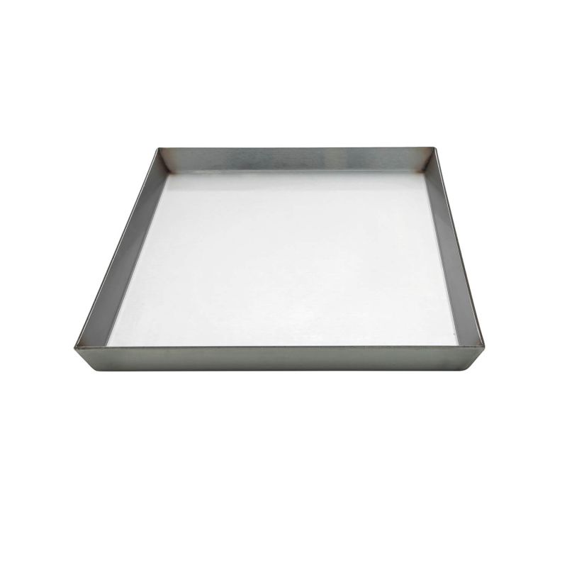 Tava din otel inoxidabil tip plancha 30 x 46 cm pentru gratar ALL'GRILL 88005 - 1