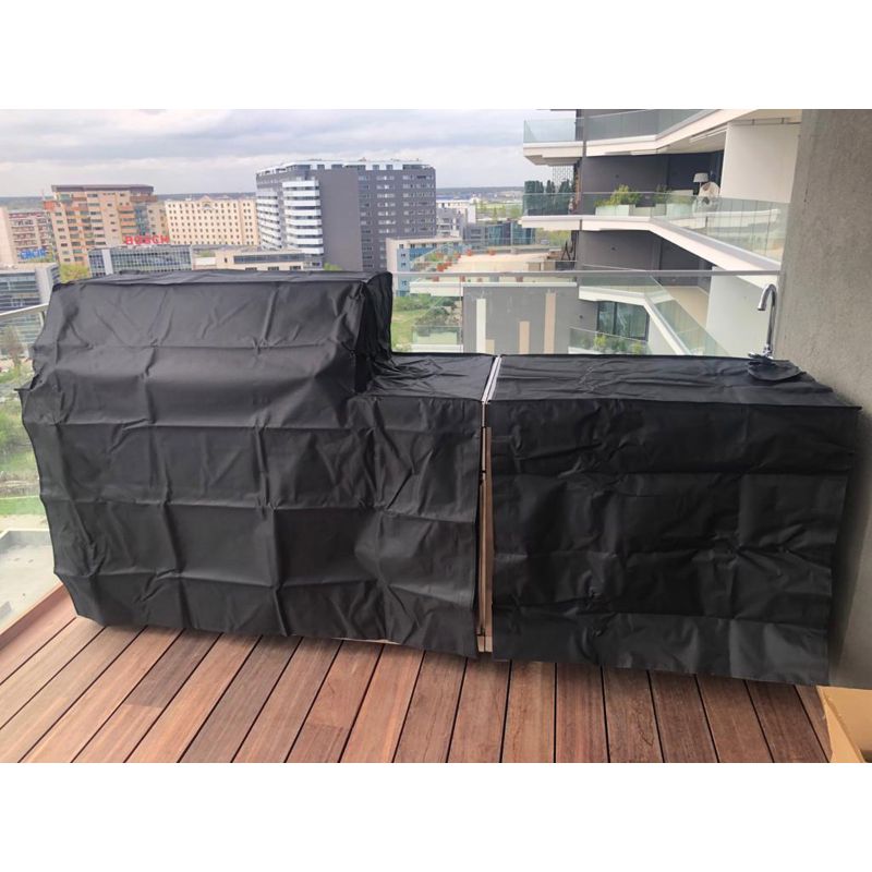 Husa pentru modul bucatarie frigider cu chiuveta 96 cm ALL GRILL 77850-96-2 - 6