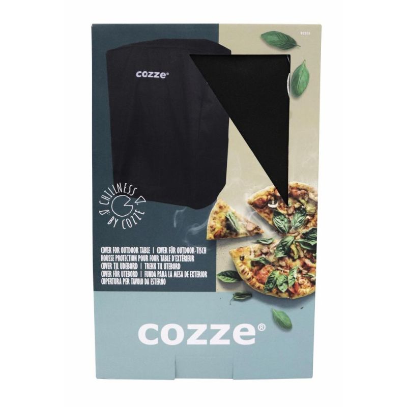 Husa pentru cuptor de pizza, gratar, masa exterior 90300 si 90522, 73 x 64 x 109 cm, material rezistent UV, negru Cozze 90301 - 