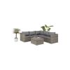Coltar 3 piese BORELLO mix gri/gri - 3