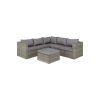 Coltar 3 piese BORELLO mix gri/gri - 4