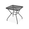 Set 2 scaune spatar mediu si masa patrata BERLIN L.70 l.70 H.72 negru/gri - 5