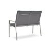 Canapea 2 locuri COLLODI L.115 l.63 H.92.5 natur/gri - 4