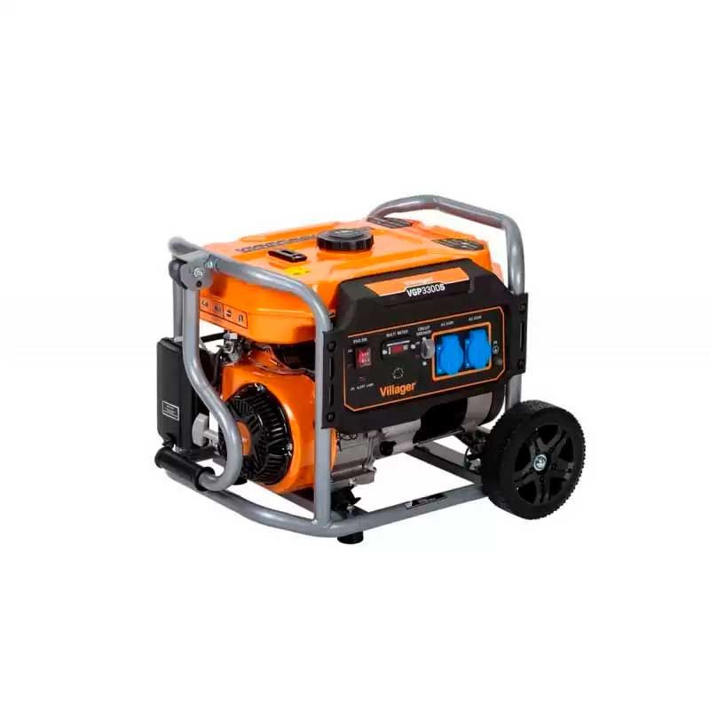 Generator Villager VGP 3300 S, 3,0 kW, motor pe benzina in 4 Timpi, demaror electric 055116 - 1