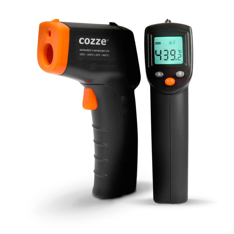 Termometru cu infrarosu si declansator Cozze 530 grade Celsius 90340 - 1 Termometru cu infrarosu si declansator Cozze 530 grade Celsius 90340 - 1
