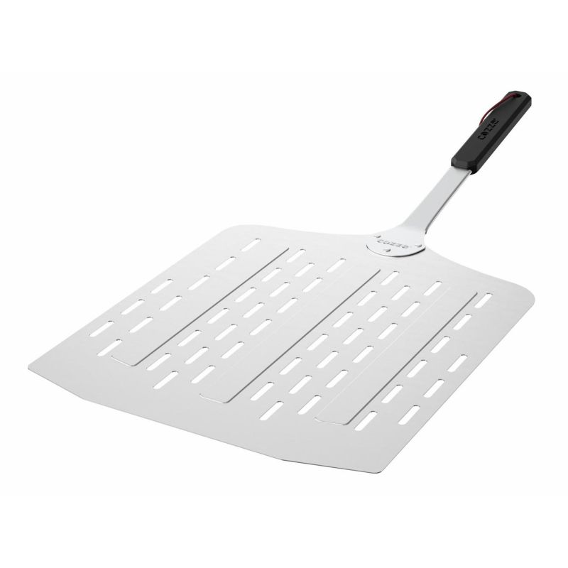 Paleta pentru pizza din aluminiu cu gauri Cozze 75 x 40 x 35 cm 90377 - 1