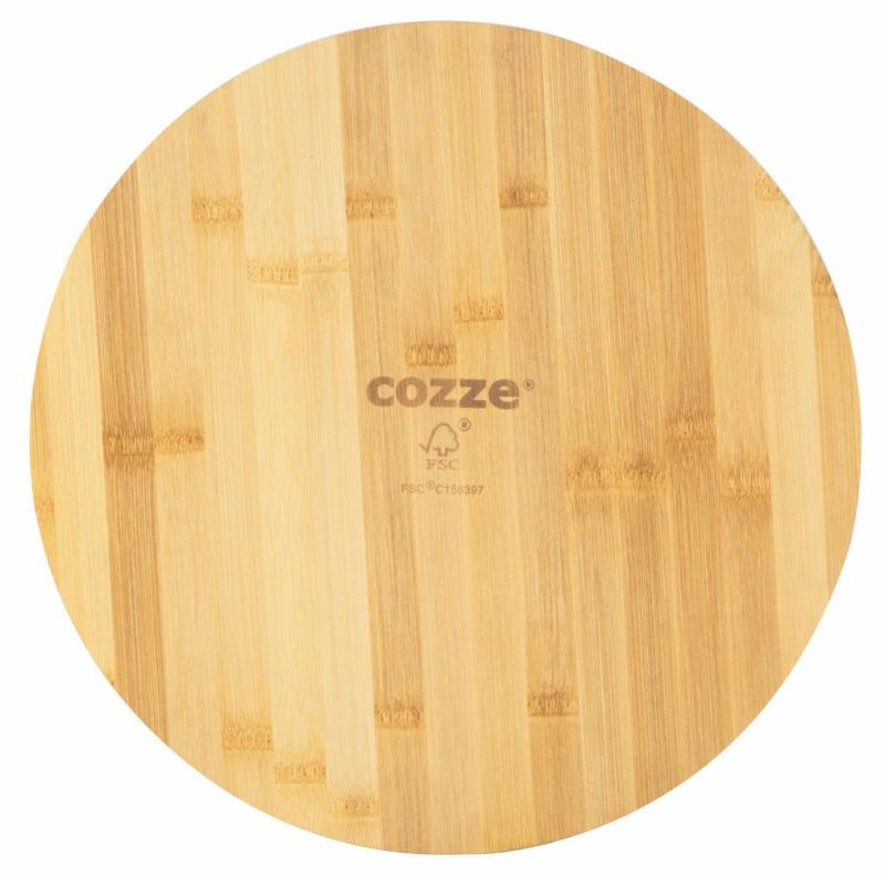 Tocator din bambus pentru pizza Cozze diametru 35 x 1,2 cm 90314 - 2