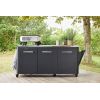 Modul bucatarie de exterior cu 3 usi, spatii depozitare si blat de lucru din inox Cozze negru 180 x 60 x 90 cm 90528 - 20