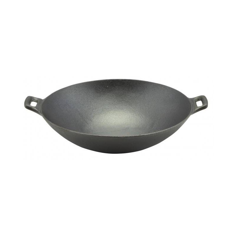 Tigaie Wok din fonta 36,5 cm PFH022 - 1 Tigaie Wok din fonta 36,5 cm PFH022 - 1