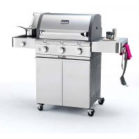 Gratar pe gaz din otel inoxidabil non-magnetic Char-Broil Titan T-5000, 3 arzatoare din inox, TRU-Infrared - 3