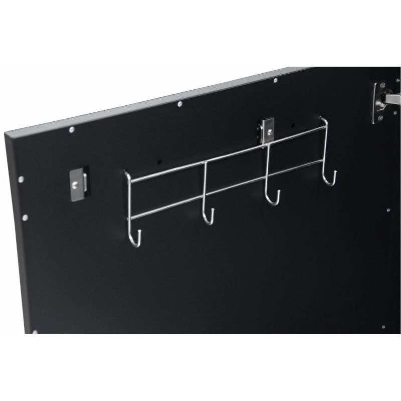 Modul bucatarie de exterior cu 3 usi, spatii depozitare si blat de lucru din inox Cozze negru 180 x 60 x 90 cm 90528 - 7