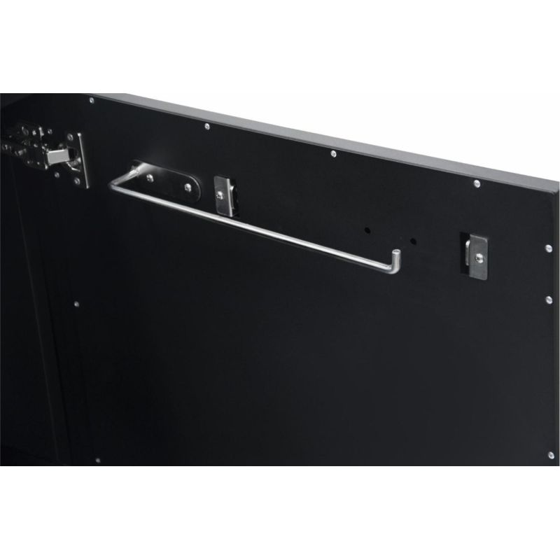 Modul bucatarie de exterior cu 3 usi, spatii depozitare si blat de lucru din inox Cozze negru 180 x 60 x 90 cm 90528 - 8