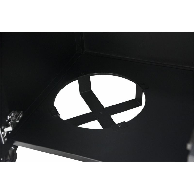 Modul bucatarie de exterior cu 3 usi, spatii depozitare si blat de lucru din inox Cozze negru 180 x 60 x 90 cm 90528 - 10