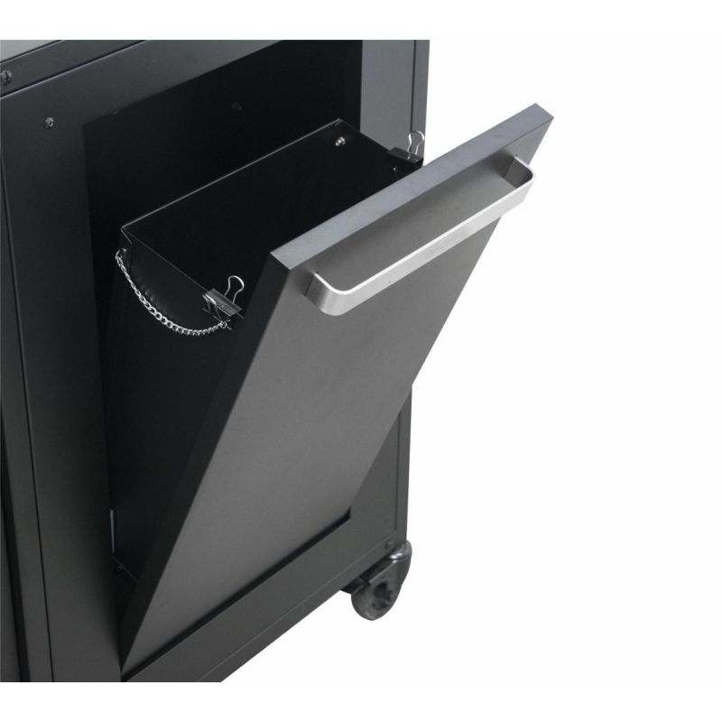 Modul bucatarie de exterior cu 3 usi, spatii depozitare si blat de lucru din inox Cozze negru 180 x 60 x 90 cm 90528 - 12