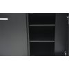 Modul bucatarie de exterior cu 3 usi, spatii depozitare si blat de lucru din inox Cozze negru 180 x 60 x 90 cm 90528 - 13