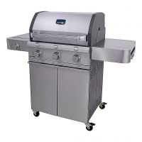 Gratar pe gaz din otel inoxidabil non-magnetic Char-Broil Titan T-5000, 3 arzatoare din inox, TRU-Infrared - 2