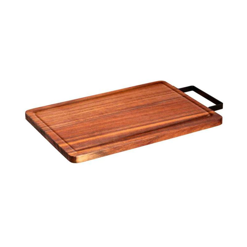 Tocator / Platou servire din lemn de accacia Wenko Black Outdoor Kitchen 37 x 23 x 1,5 cm maro 55088100 - 1