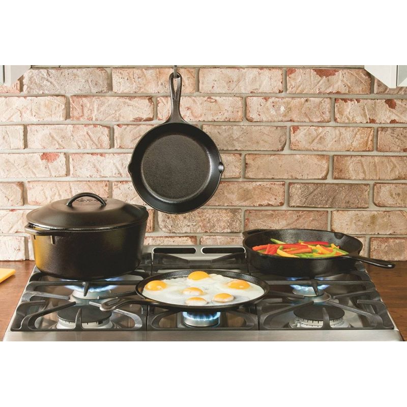 Tigaie adanca rotunda din fonta cu maner Lodge 16,5 cm L-3SK3 - 5