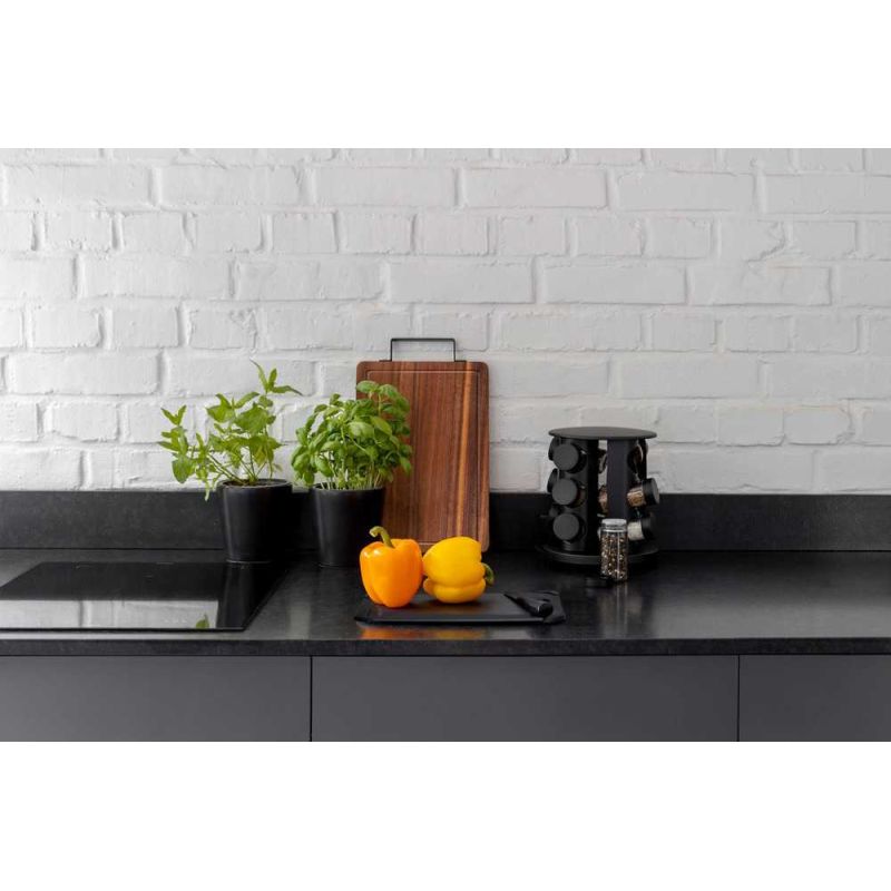 Tocator / Platou servire din lemn de accacia Wenko Black Outdoor Kitchen 37 x 23 x 1,5 cm maro 55088100 - 4