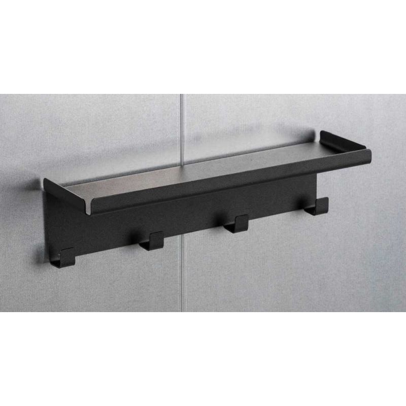 Sina magnetica cu carlige si suport Ima Wenko Black Outdoor Kitchen 30 x 6,5 x 9 cm negru 55067100 - 7