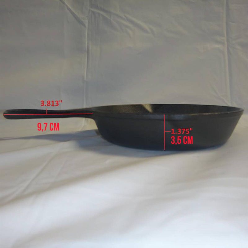 Tigaie adanca rotunda din fonta cu maner Lodge 16,5 cm L-3SK3 - 12