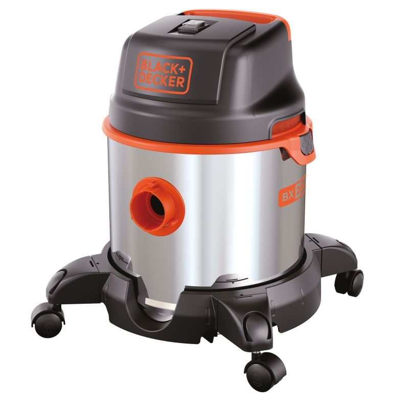 Aspirator umed/uscat Black+Decker 1400W 20 L cuva inox - BXVC20XE - 2