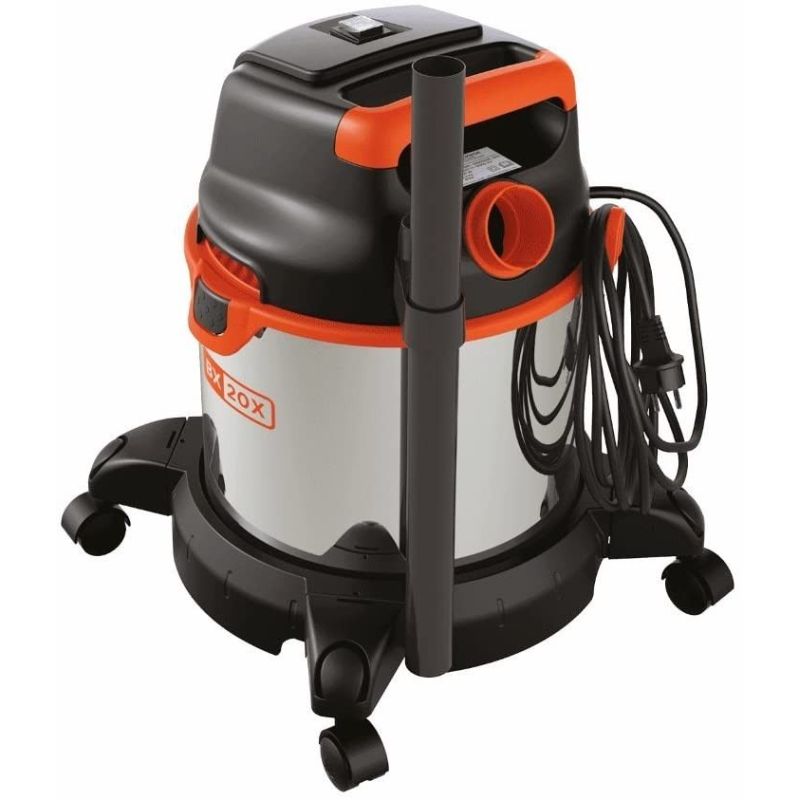 Aspirator umed/uscat Black+Decker 1400W 20 L cuva inox - BXVC20XE - 3