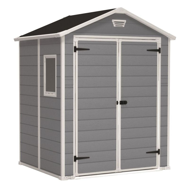 Casuta gradina Keter Manor 6x5 cu usa dubla 171971280 - 1 Casuta gradina Keter Manor 6x5 cu usa dubla 171971280 - 1