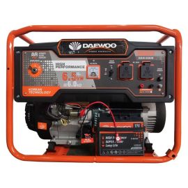 Generator Daewoo GDK6500E 6kW max 6.5kW start electric cu roti si manere GDK6500E - 1