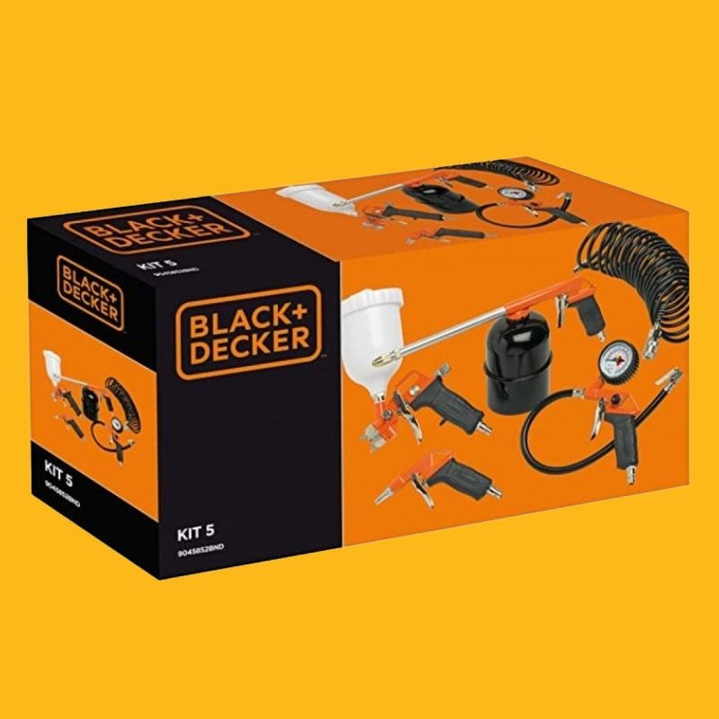 Kit Compresor Black+Decker 9045852BND 5 Accesorii - 2