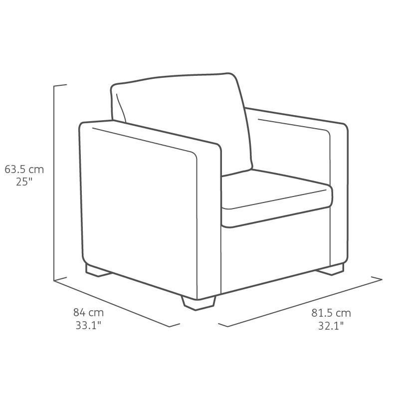 Fotoliu salta graphite 235290 - 6