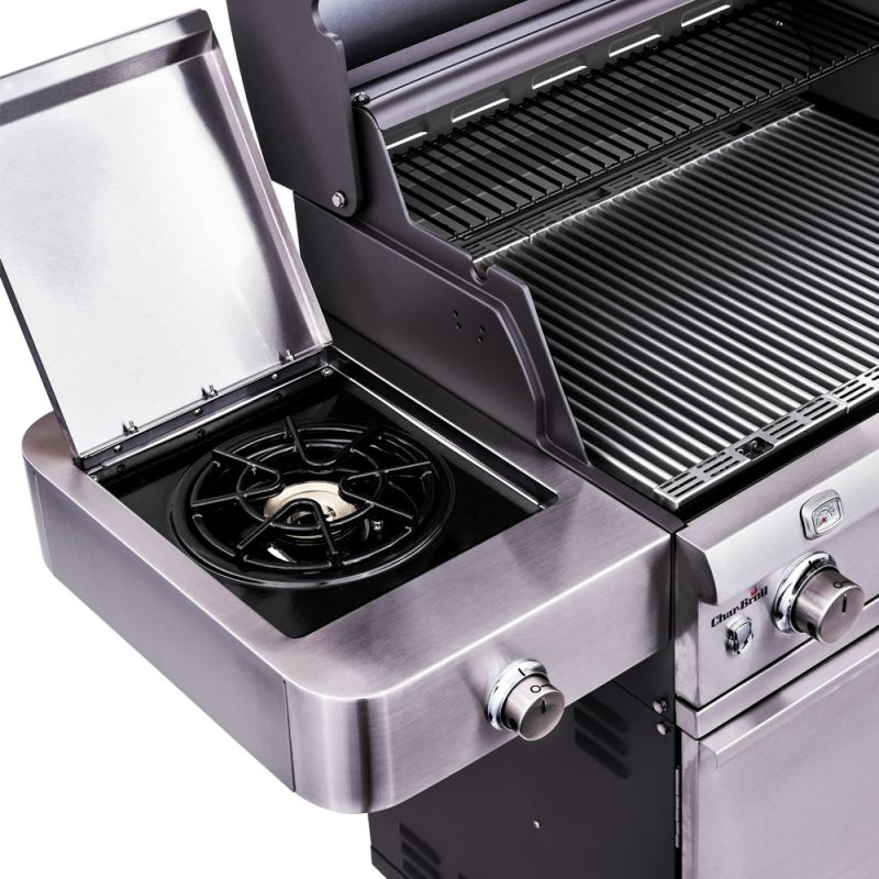 Gratar pe gaz din otel inoxidabil non-magnetic Char-Broil Platinum 4400S 140867, 4 arzatoare din inox, TRU-Infrared - 3