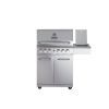 Gratar pe gaz din inox ALL GRILL Allrounder L 100304, cu 4.1 arzatoare si arzator ceramic pentru rotisor - 2
