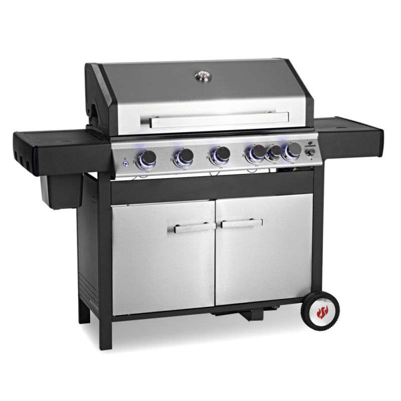 Gratar pe gaz cu 5.1 arzatoare Grill Chef Landmann 05855 grile din inox, sear burner - 1