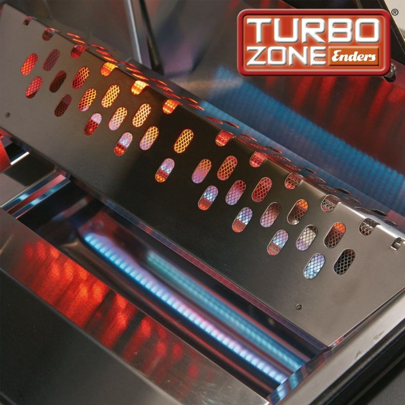 Gratar pe gaz, 3 arzatoare inox, arzator infrarosu, grile fonta, Enders Kansas II Pro 3 SIK Turbo 871333 - 8