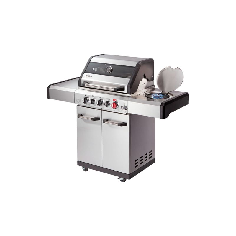 Gratar pe gaz, 3 arzatoare inox, arzator infrarosu, grile fonta, Enders Kansas II Pro 3 SIK Turbo 871333 - 3
