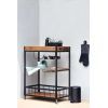 Mini bar rustic cu 3 rafturi, 80x89,5x40 cm, metal si MDF, Wenko 54125100 - 6