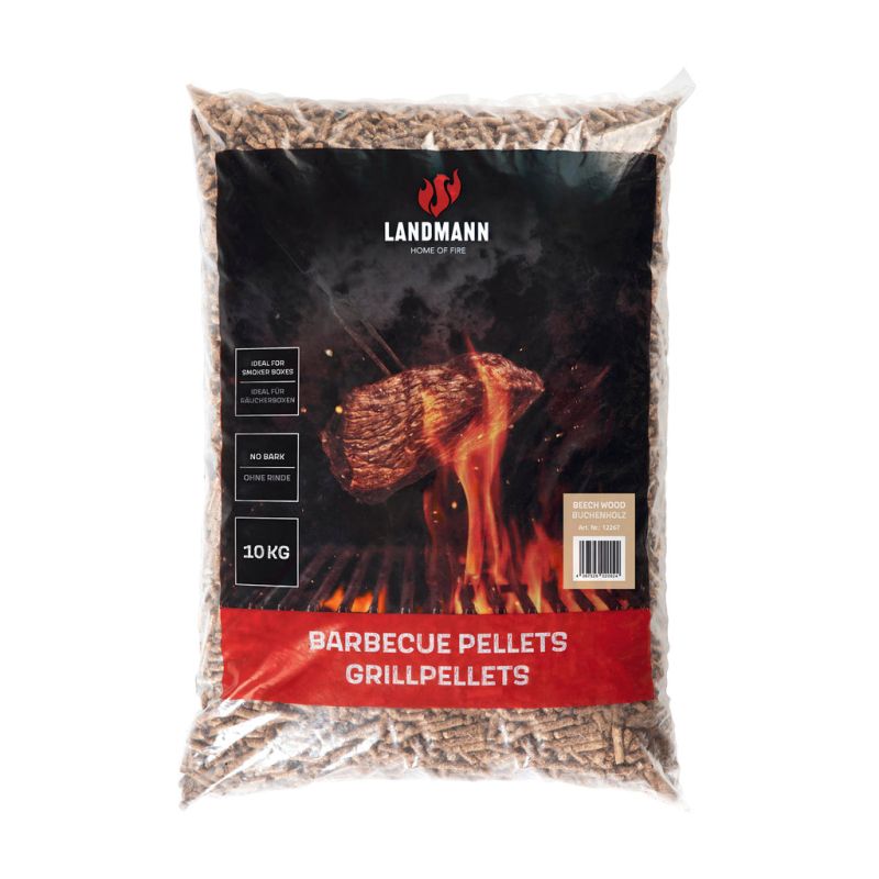 Peleti pentru grill Landmann 12267, lemn de fag, 10 Kg - 1